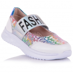 Дитяче взуття PERLINKA (Шкіряні туфлі на широкій липучці)