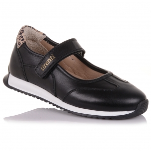 Дитяче взуття PERLINKA (Дитячі шкіряні туфлі із леопардовим задником)